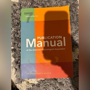 APA Publication Manual 7th Edition